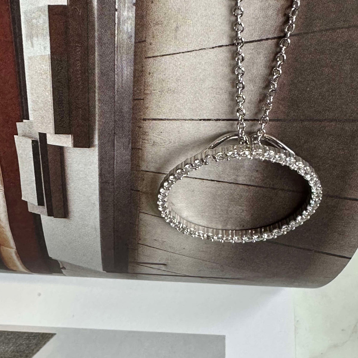 Halsketting Kendal - rhodium verguld