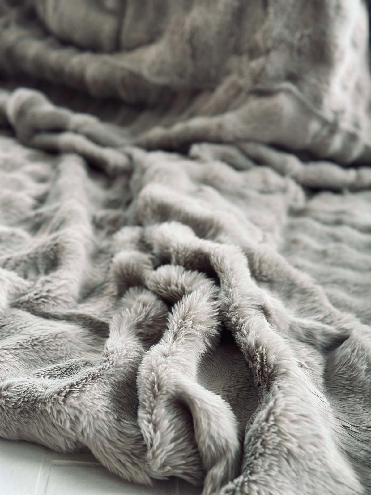 Sprei BUBBLE - Lichtgrijs