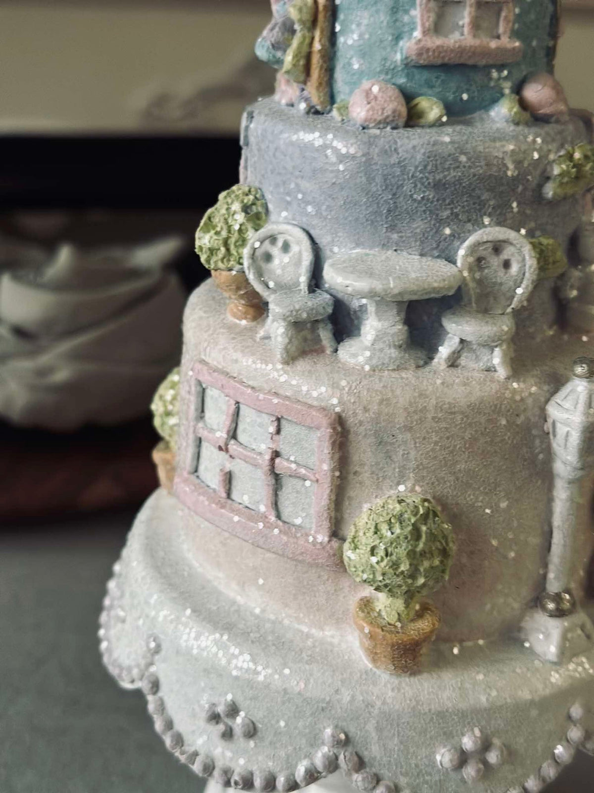 Taart met theekop - Tafeldecoratie