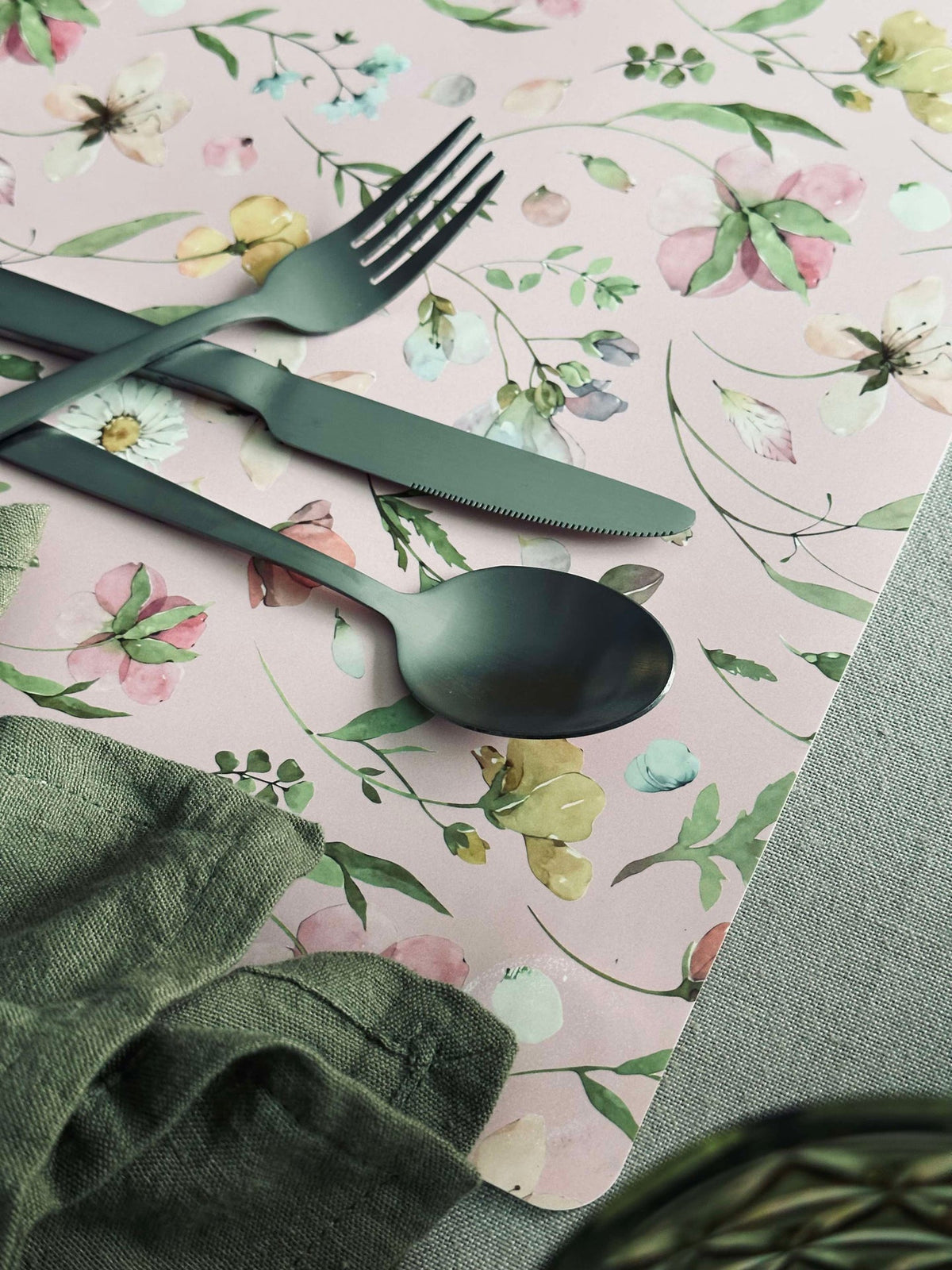 Placemat Flora - Roze