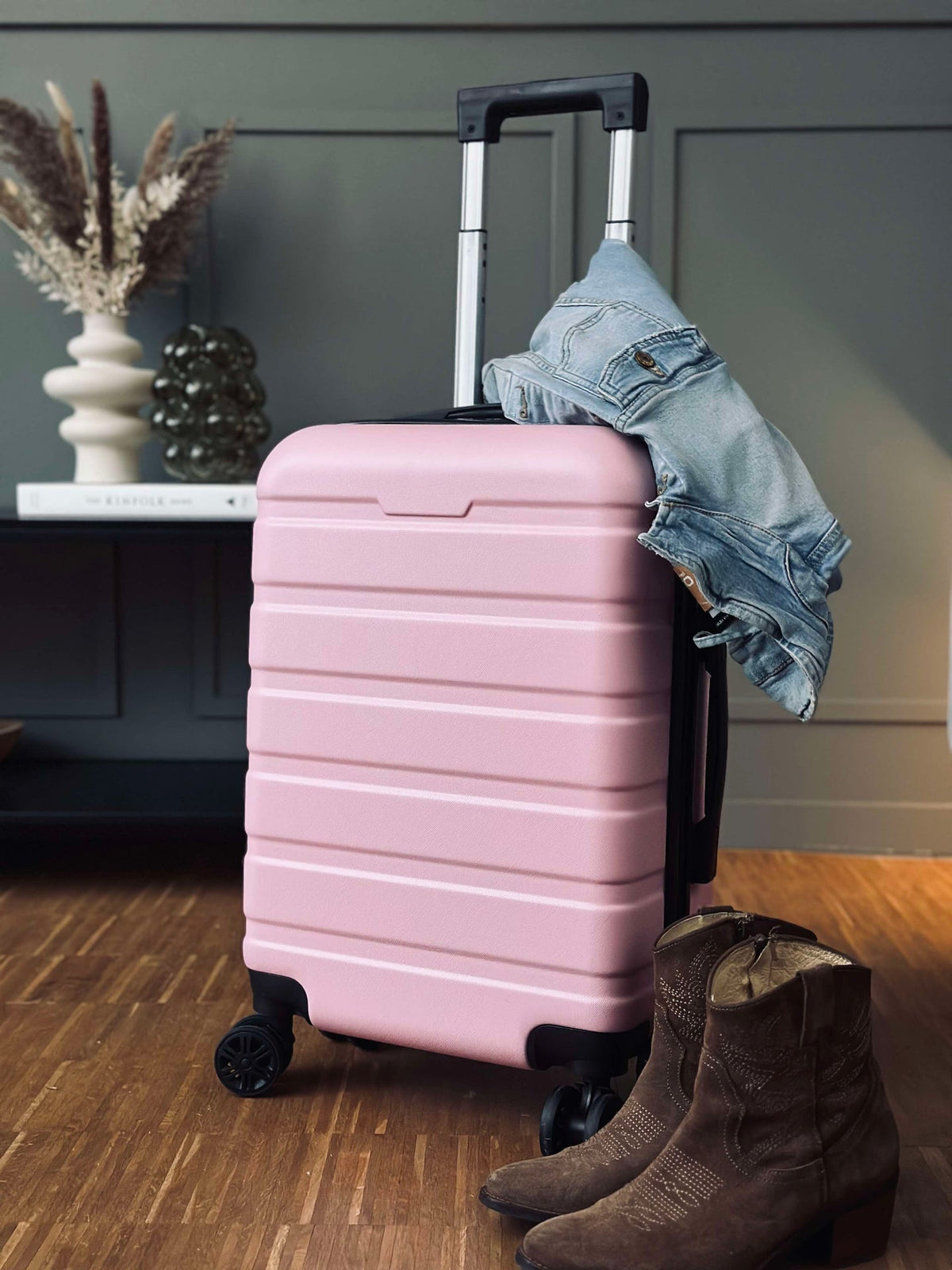 Koffer Trolley Roze lichtgewicht - Cabinegoedgekeurd