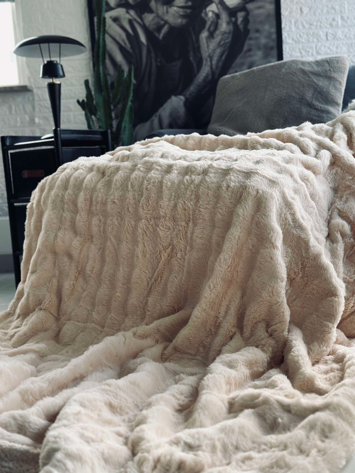 Bedsprei BUBBLE - Crème