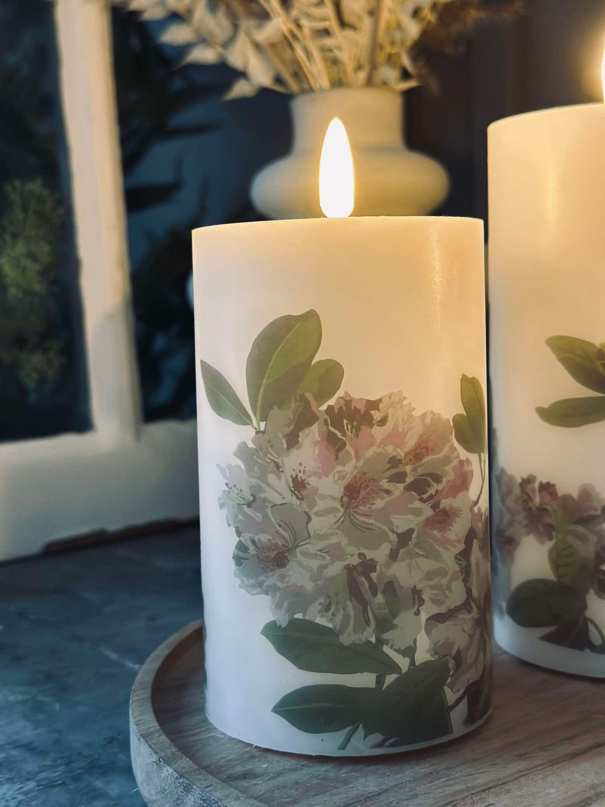 LED Hortensia – Set van 3 stuks en afstandsbediening