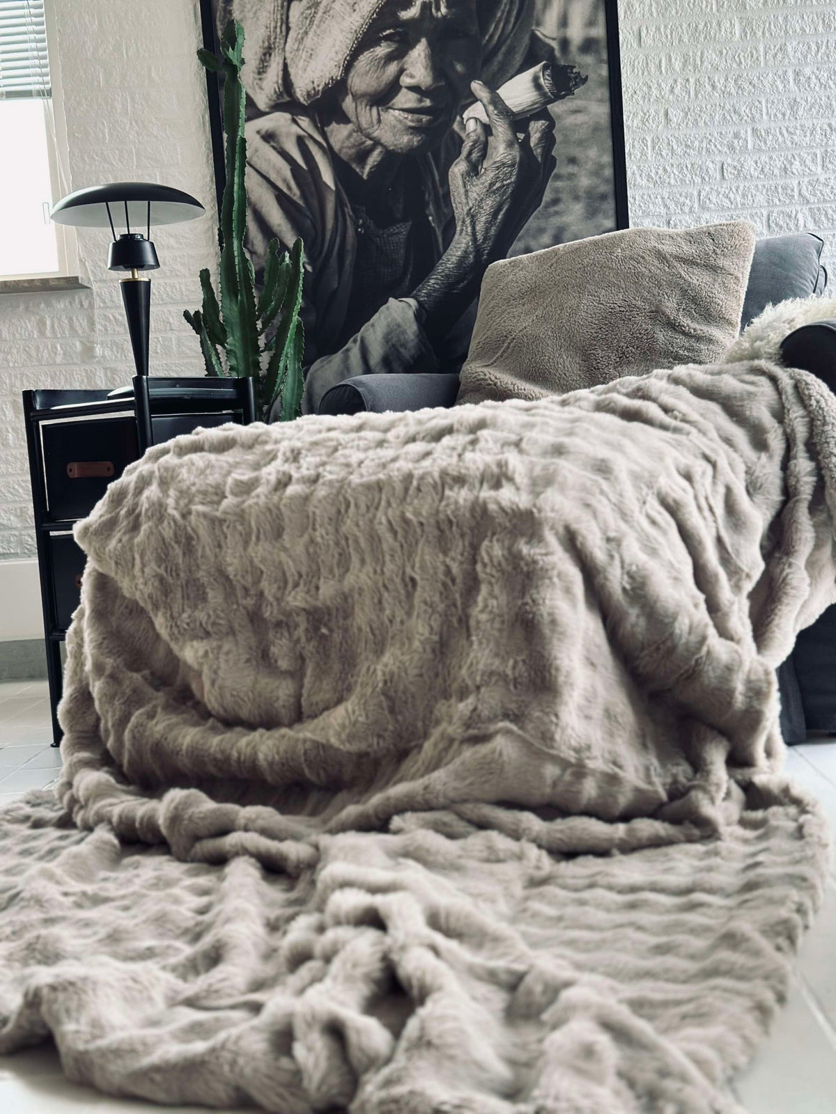 Sprei BUBBLE - Lichtgrijs