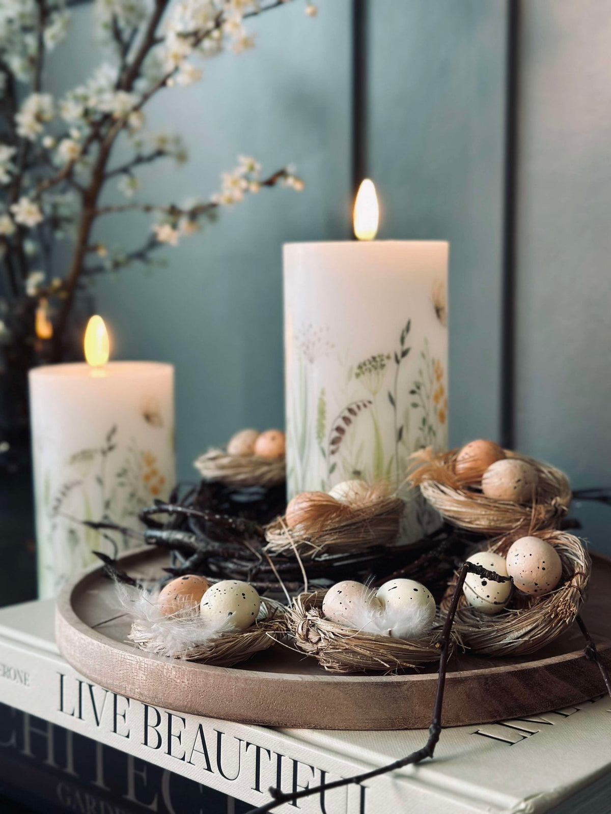 6-delige nestjes met paaseitjes - Tafeldecoratie