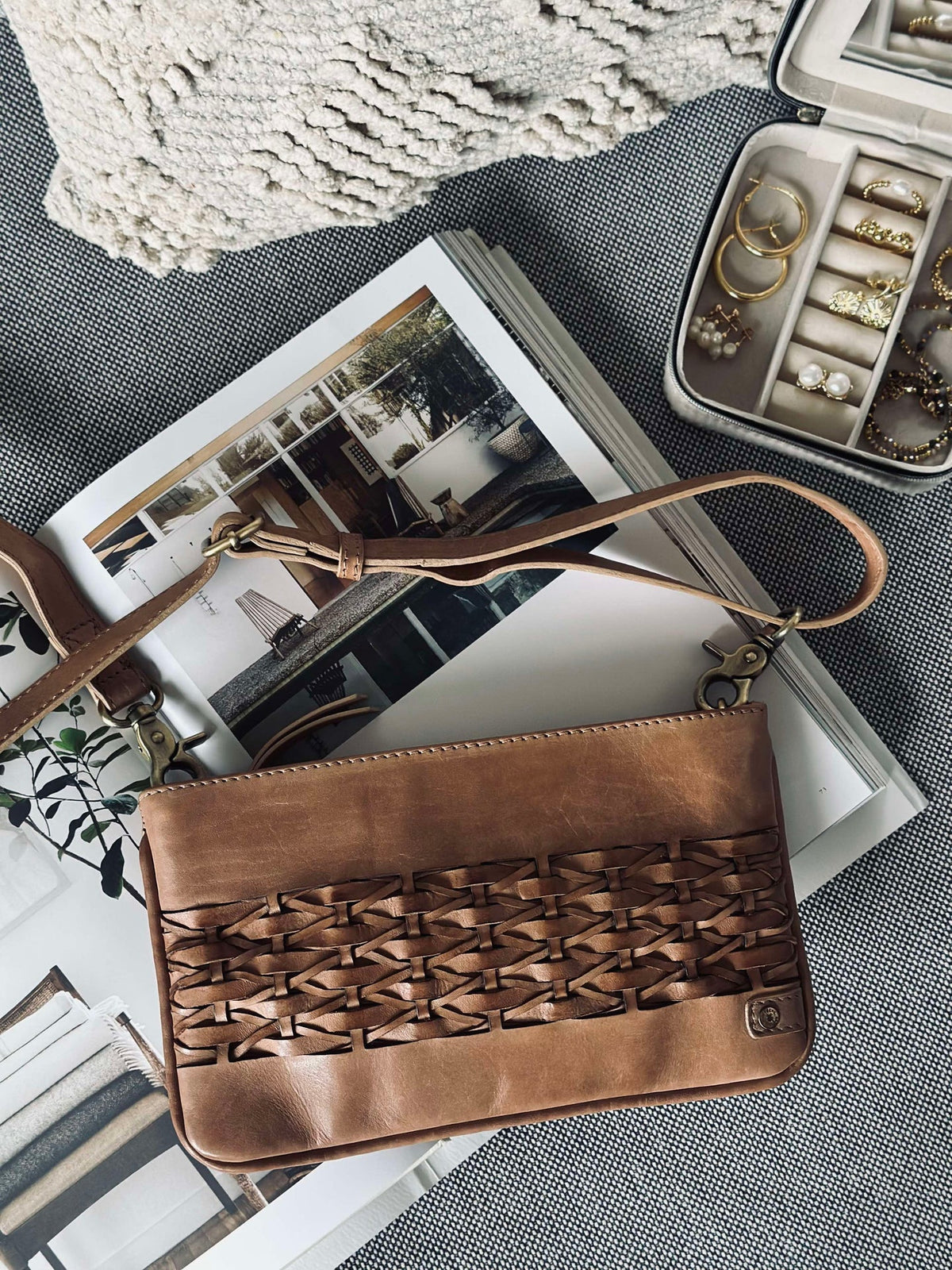 Clutch Lux Handmade - Camel