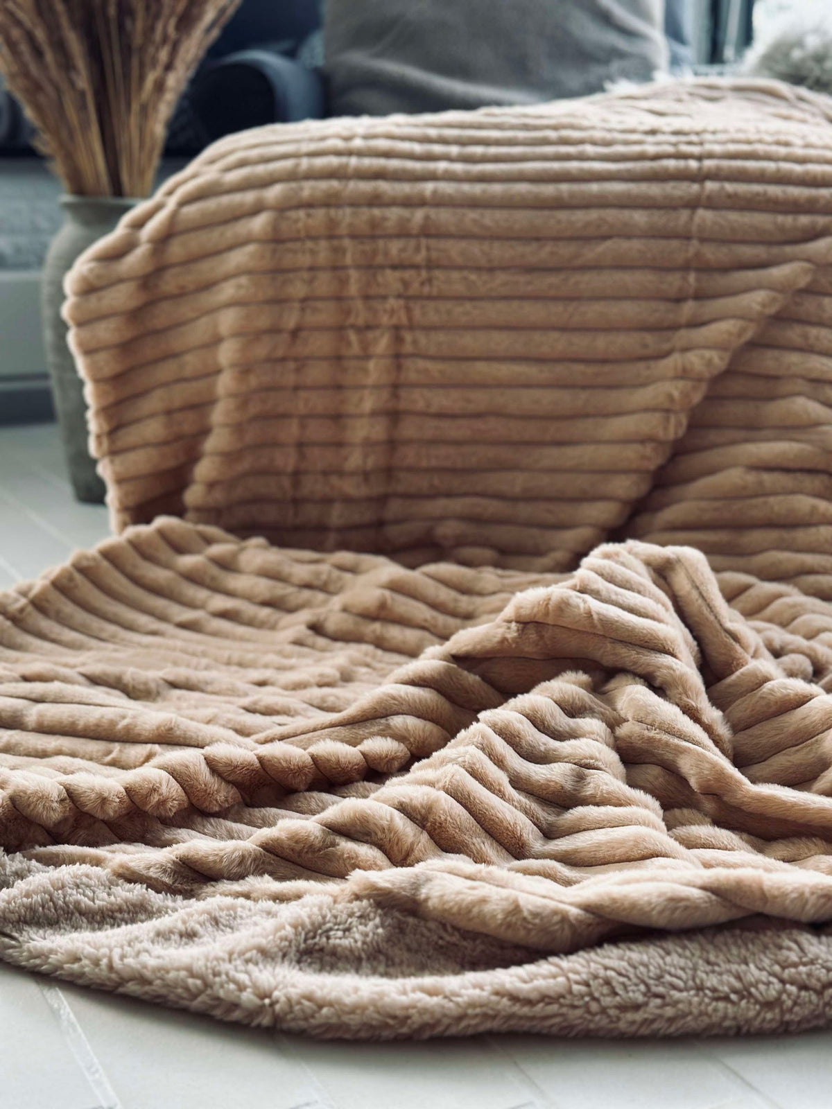 Bedsprei STRIB - Beige
