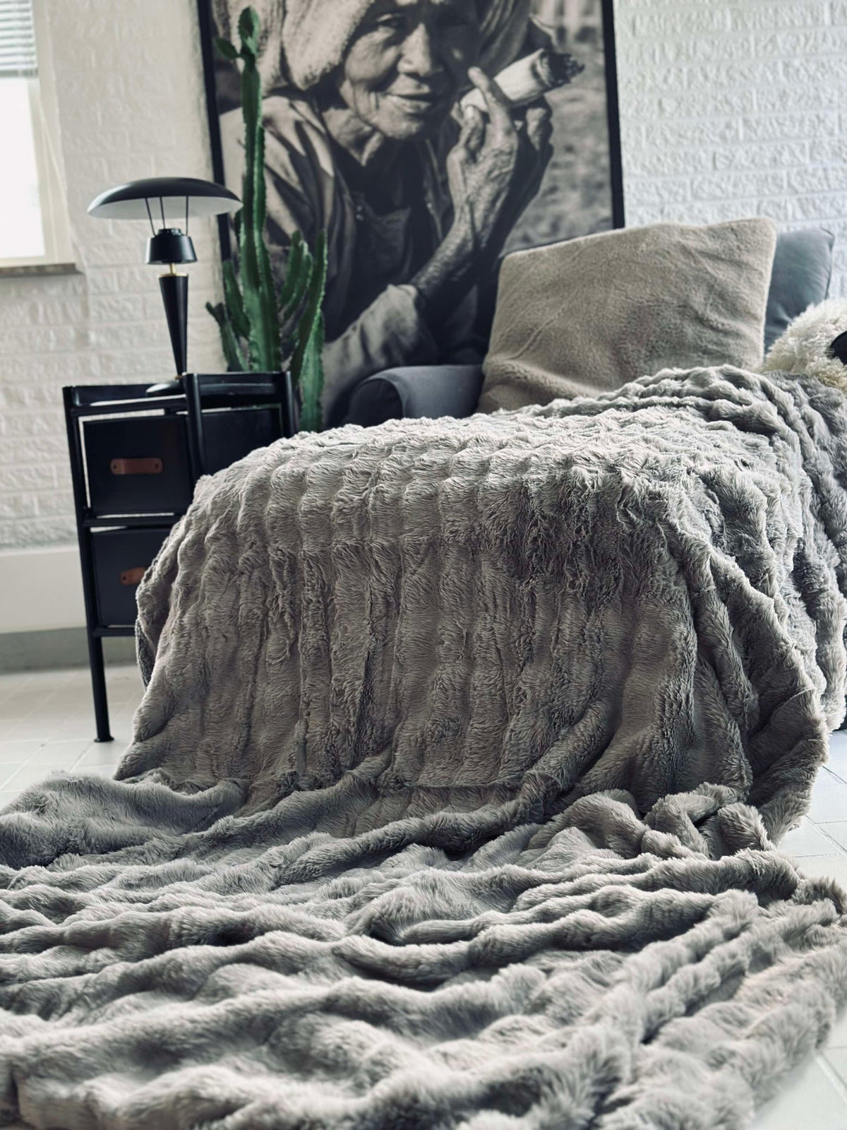 Bedsprei BUBBLE - Grijs