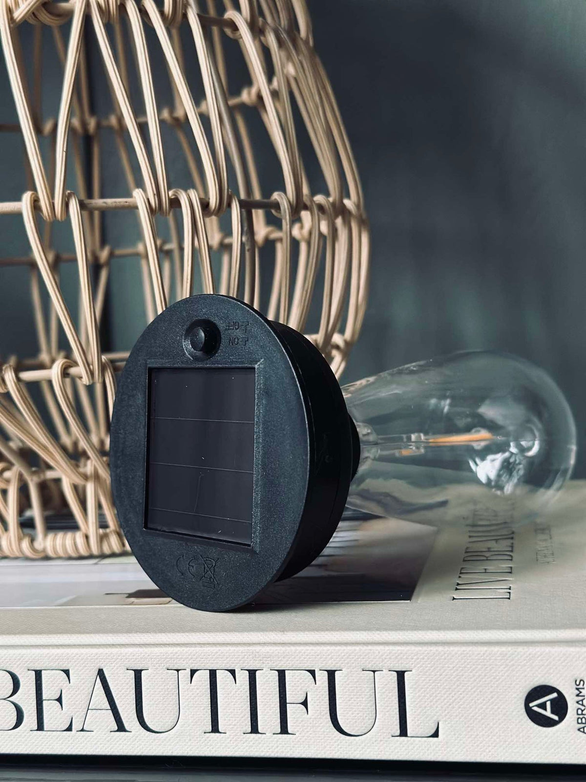 Lantaarn met zonnepanelen - Selma Large