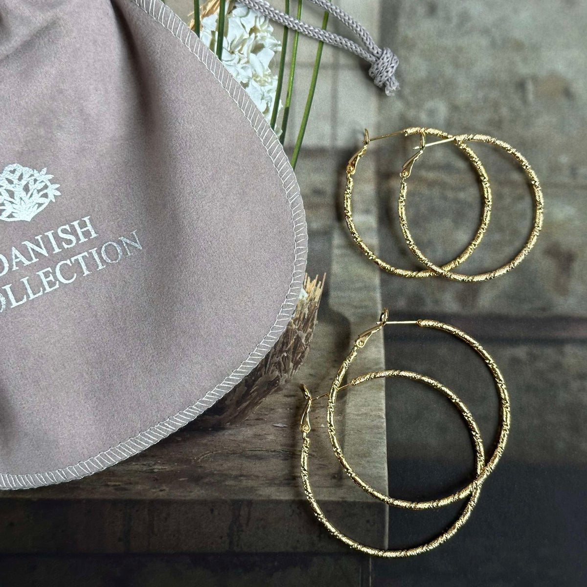 Oorbellen ISADORA Hoops 18K verguld
