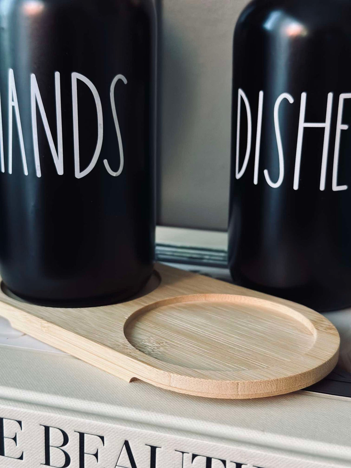 Zeeppompjeset 2 stuks met tray - Zwart