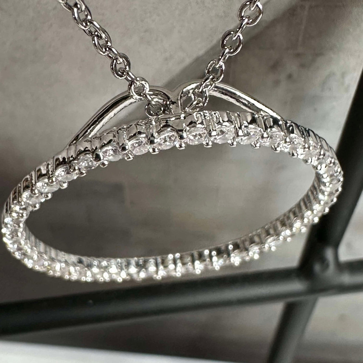 Halsketting Kendal - rhodium verguld