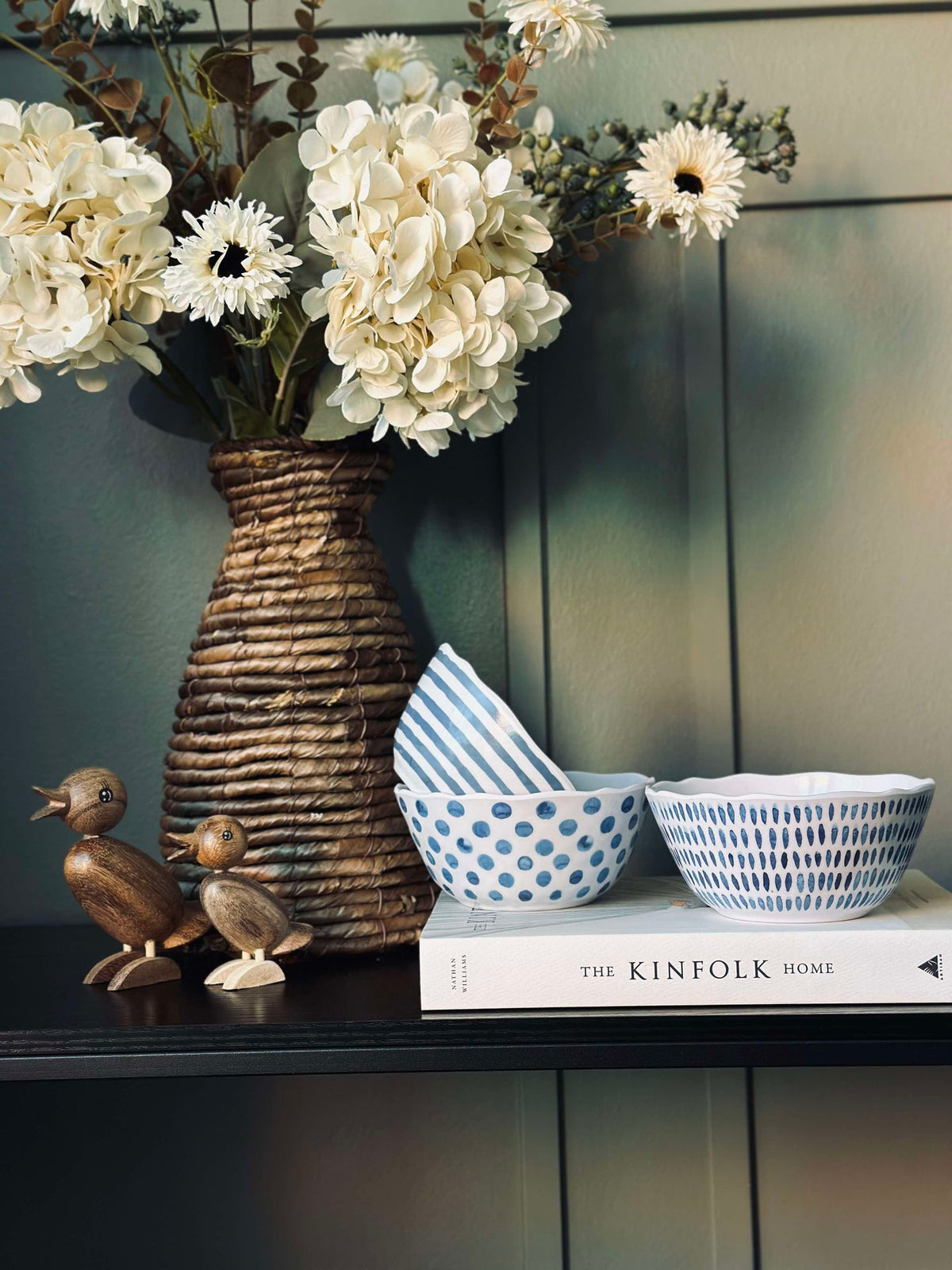 Schaal Blue Melamine - Mix