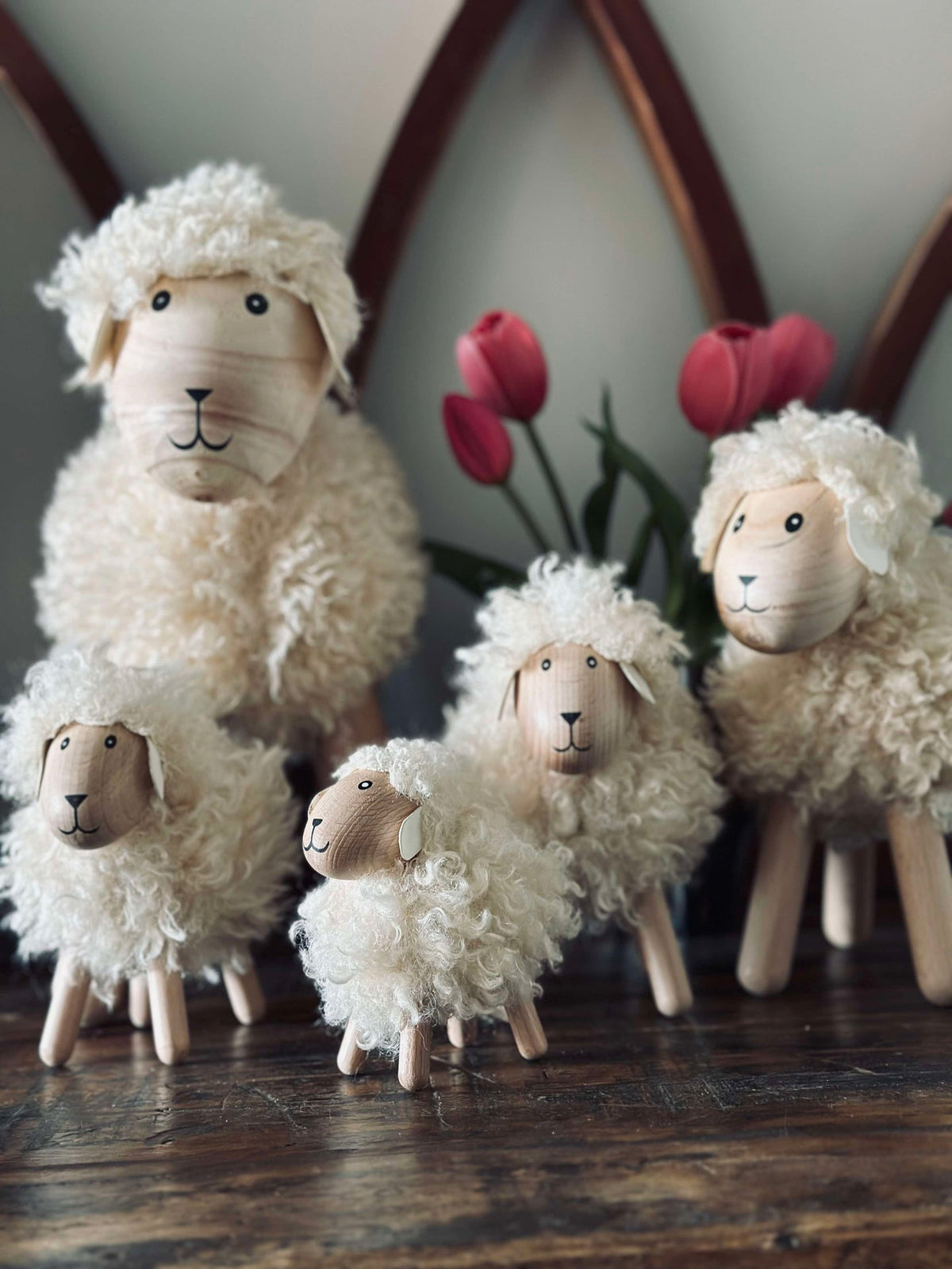 Schaap met langharige vacht - Naturel