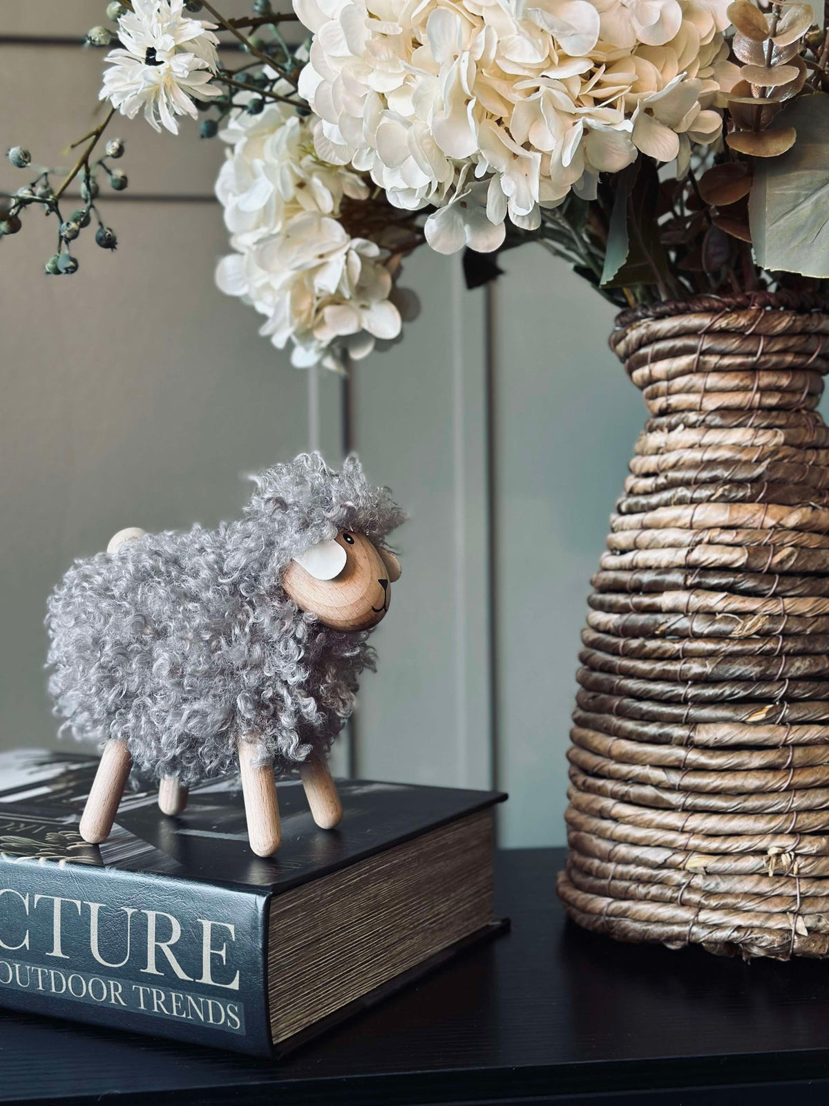 Schaap langharig - Grijs groot