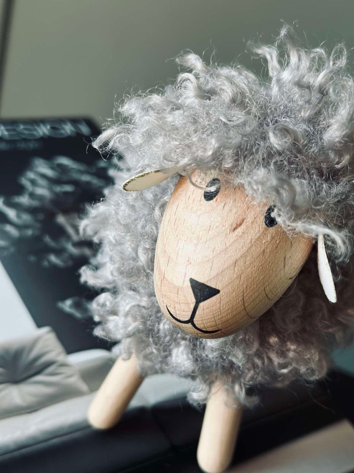 Schaap langharig - Grijs middelgroot