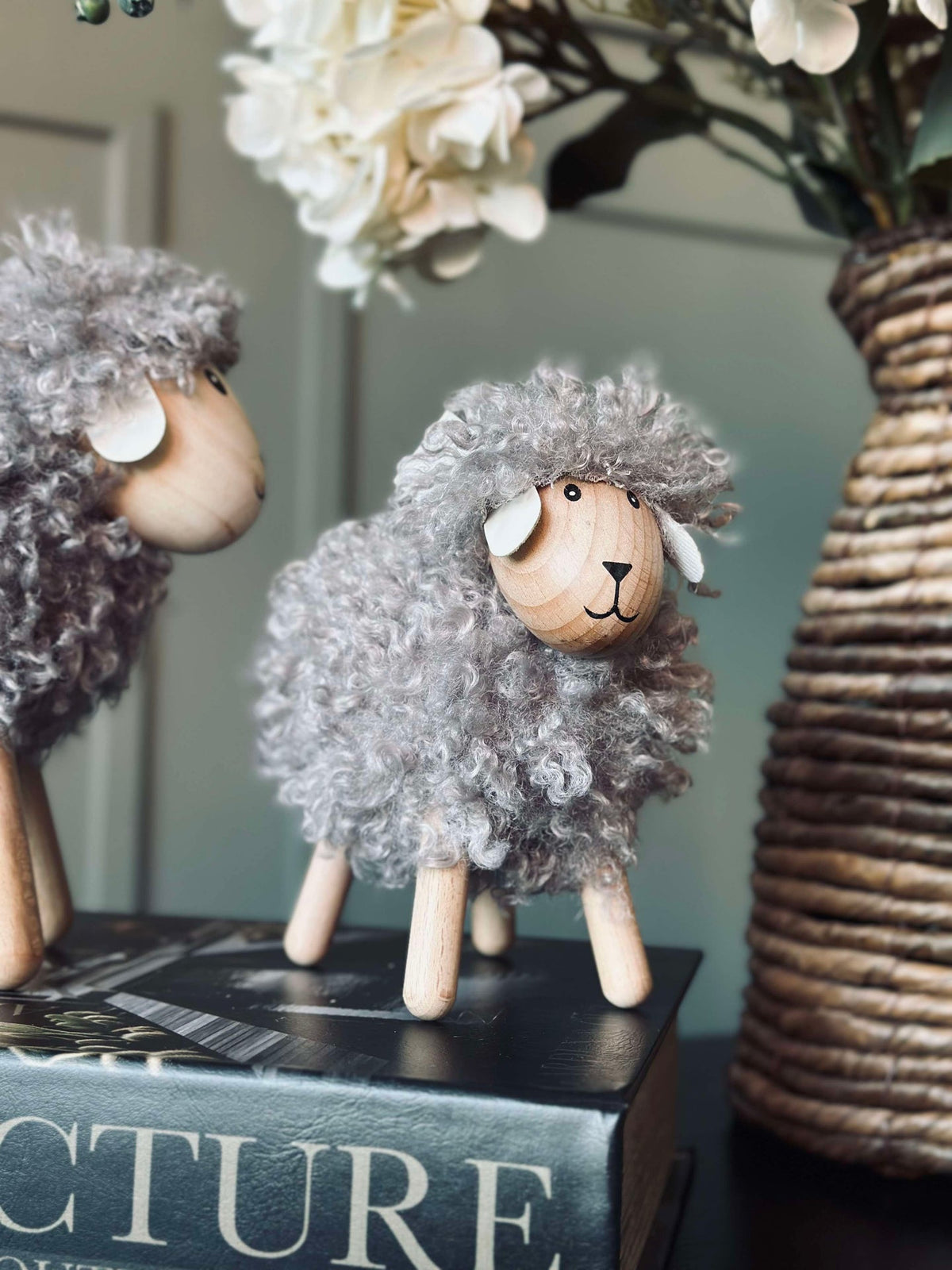 Schaap langharig - Grijs groot