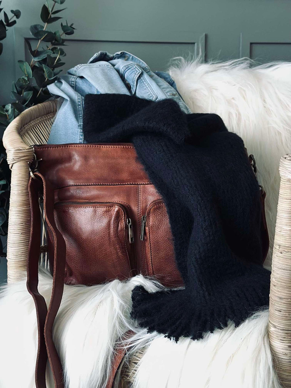 Sjaal black - Super soft