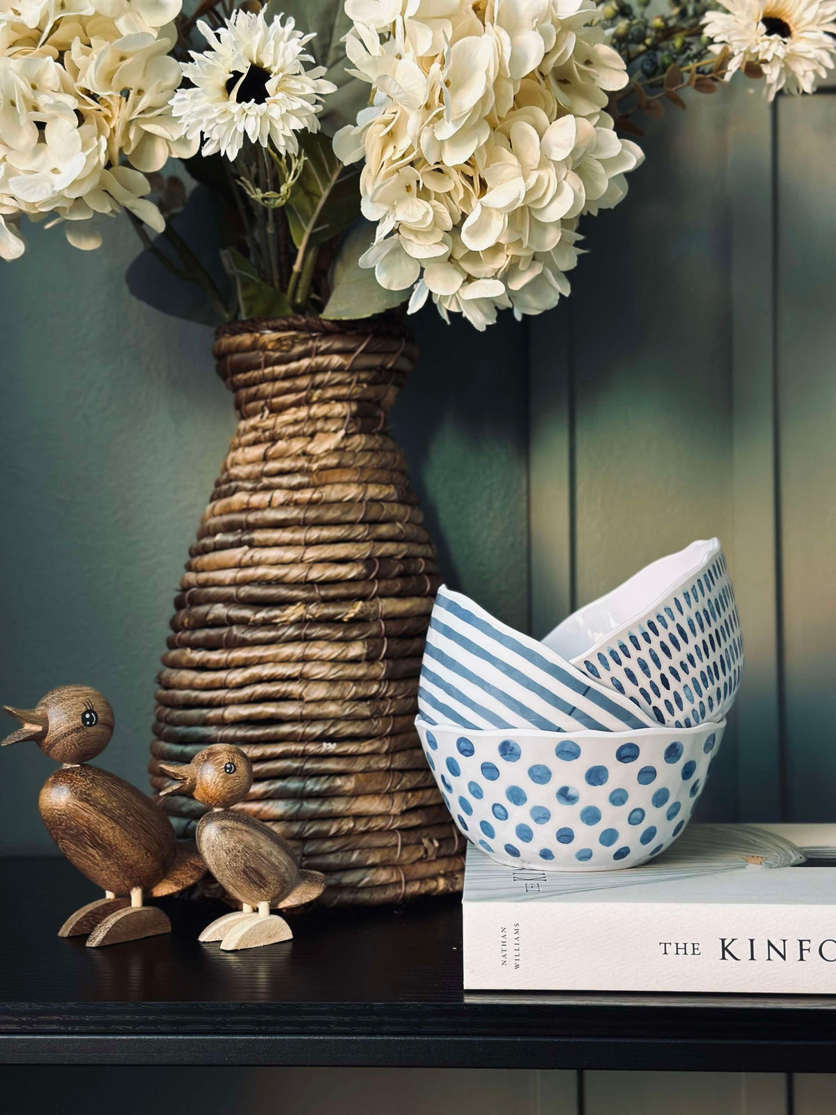 Schaal Blue Melamine - Mix