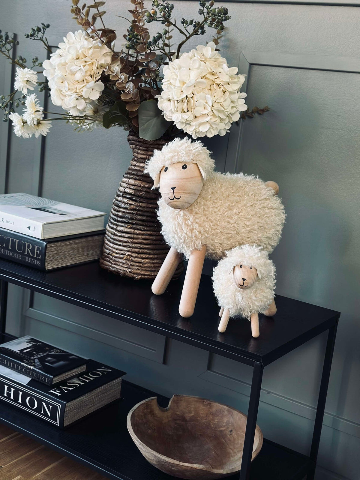 Schaap met lange haren - Naturel XXL