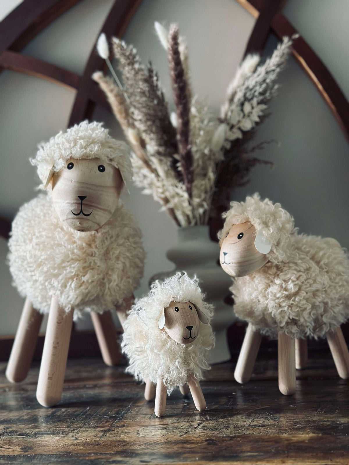 Schaap met langharige vacht - Naturel