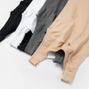 Seamless top m. kanten rand - Zwart
