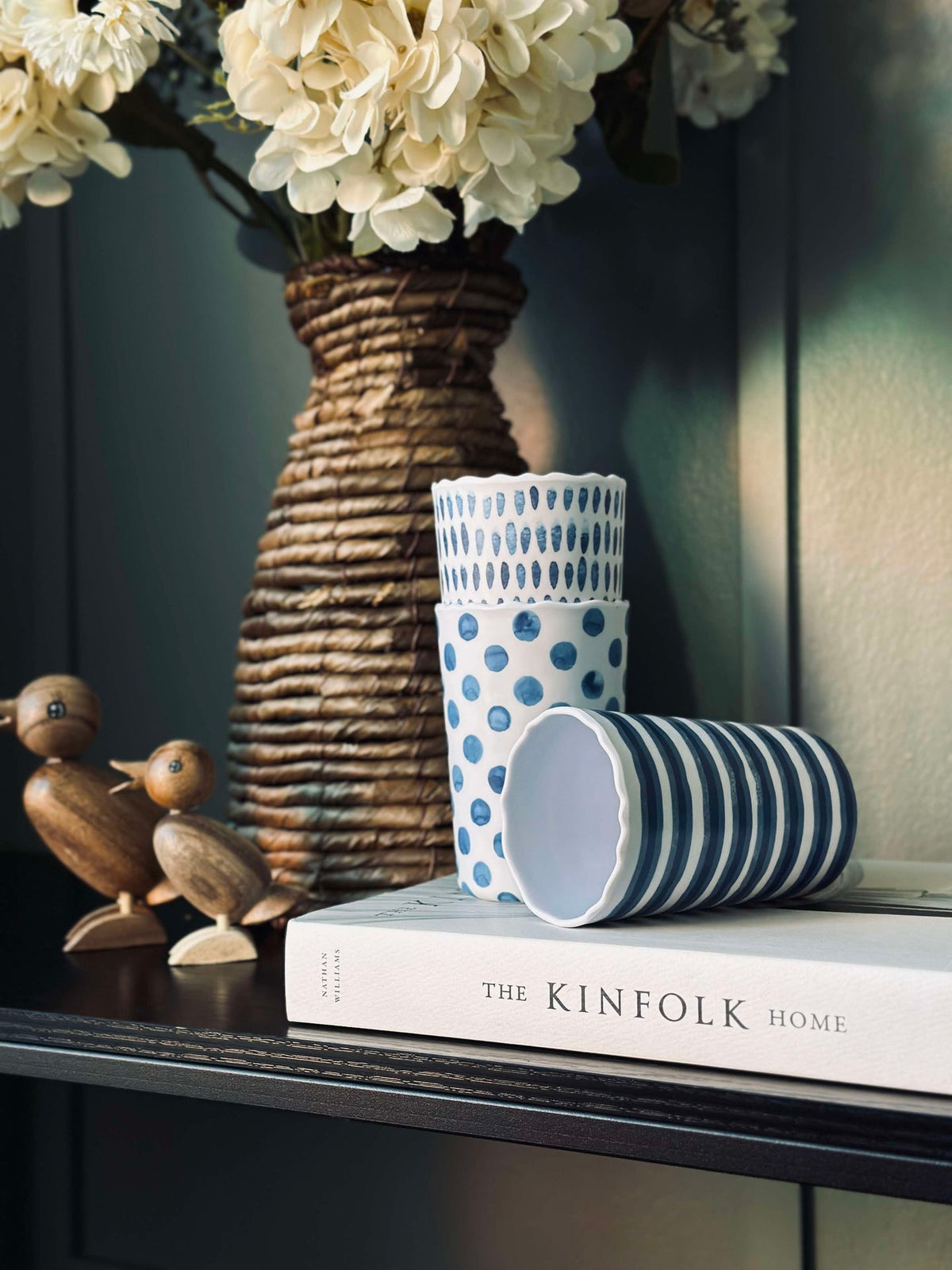 Beker Blue Melamin - Mix