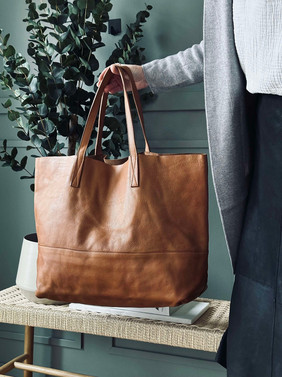 XL Shopper Gabby Cognac