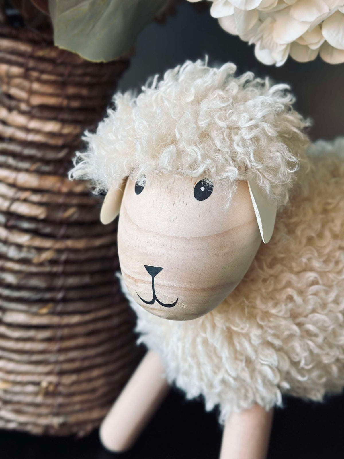 Schaap met lange haren - Naturel XXL