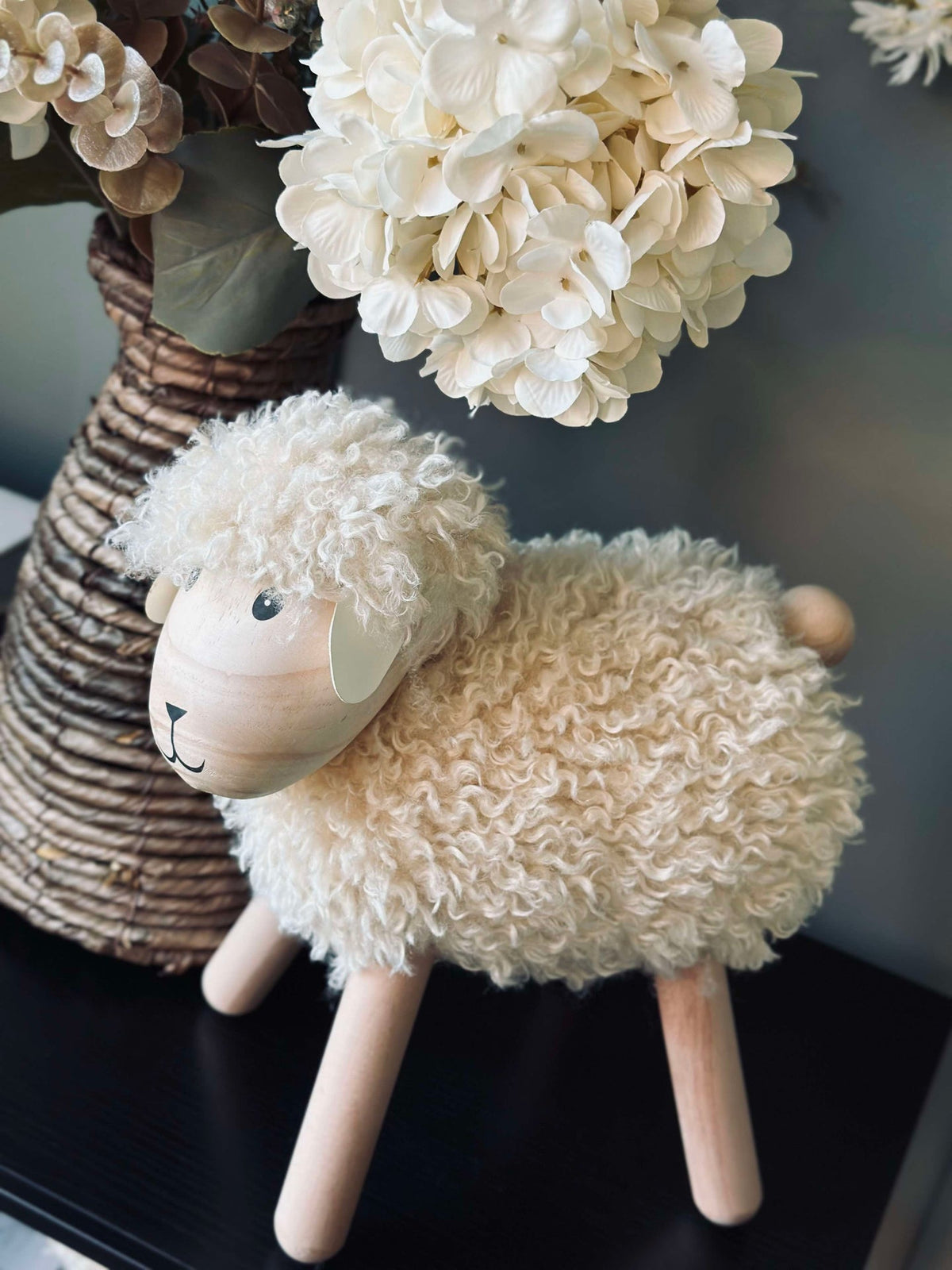 Schaap met lange haren - Naturel XXL