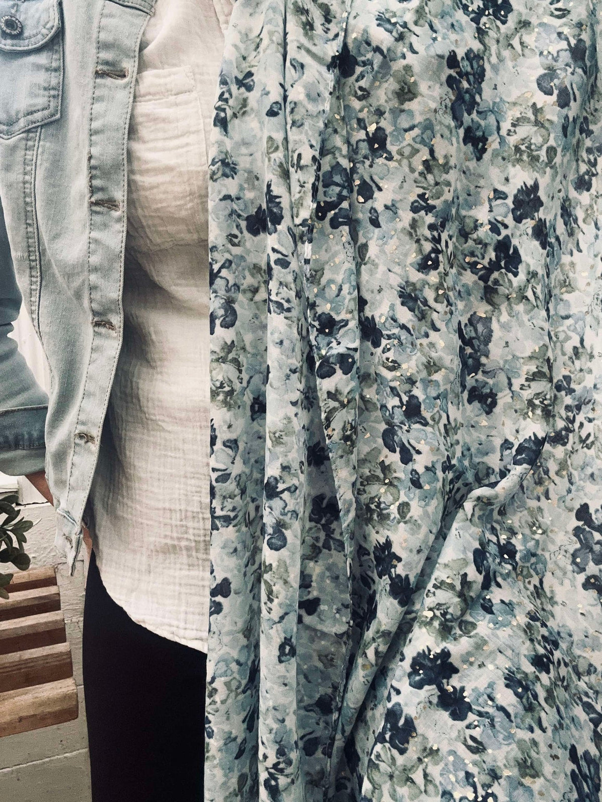 Sjaal Nelly Blue