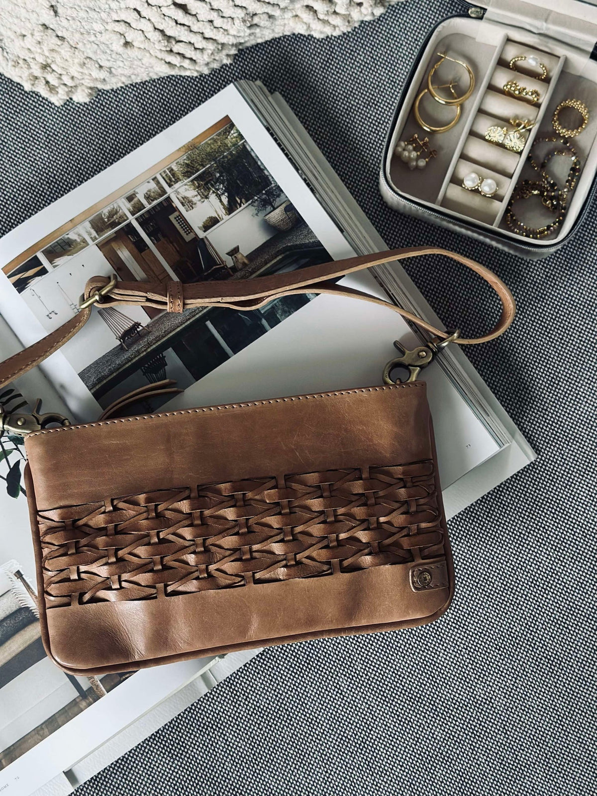 Clutch Lux Handmade - Camel