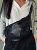 Exclusieve handgevlochten bumbag - Black