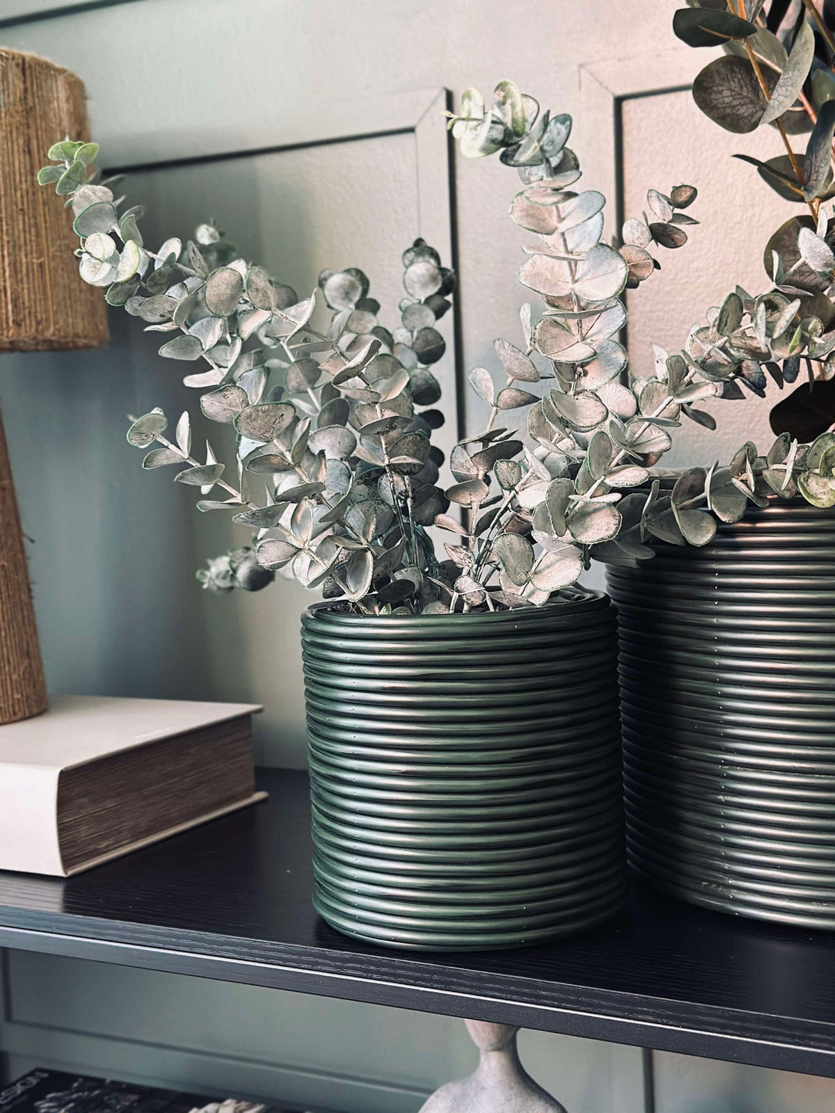 Plantenmand Groen - Set van 3 stuks.