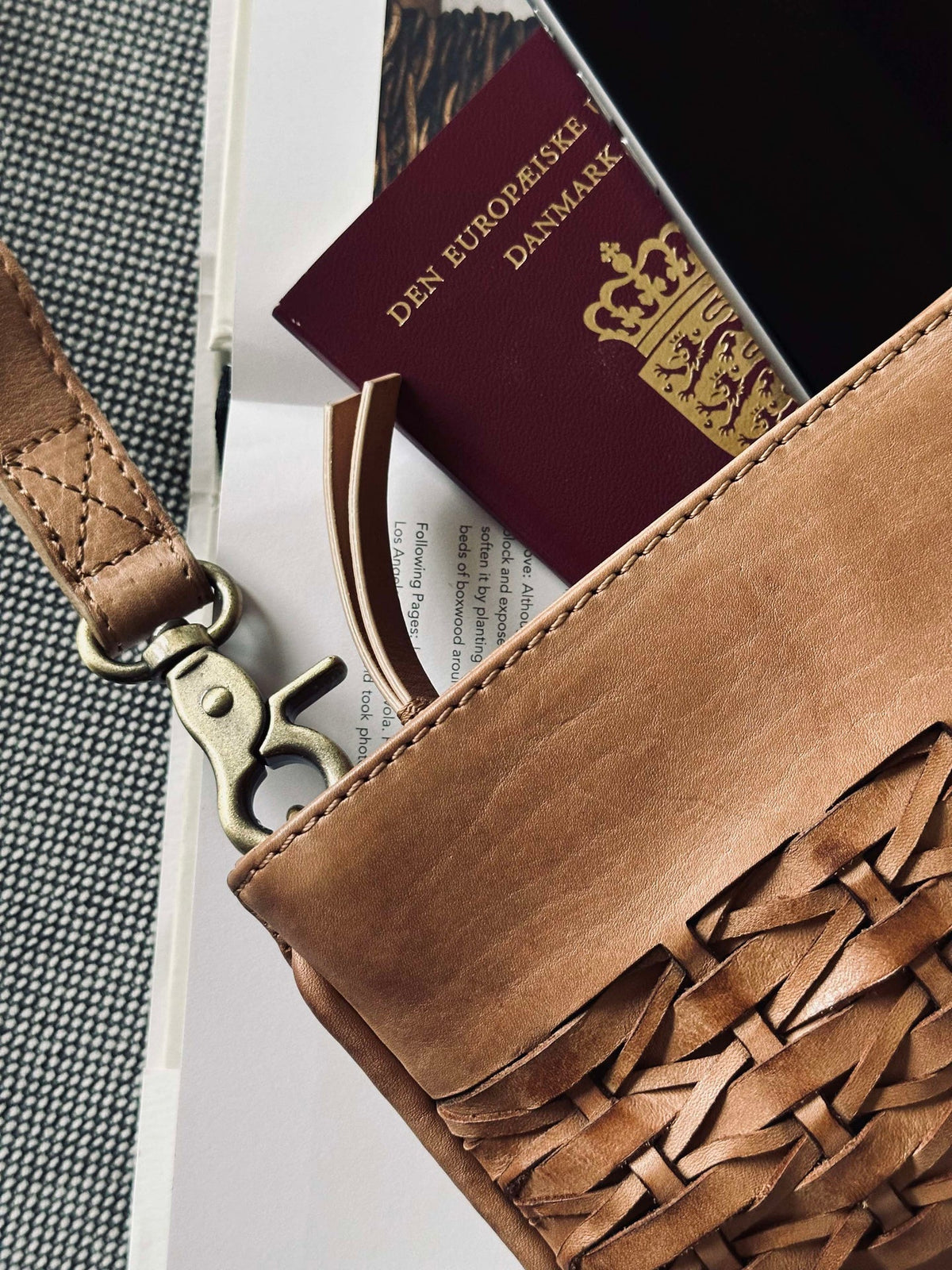 Clutch Lux Handmade - Camel