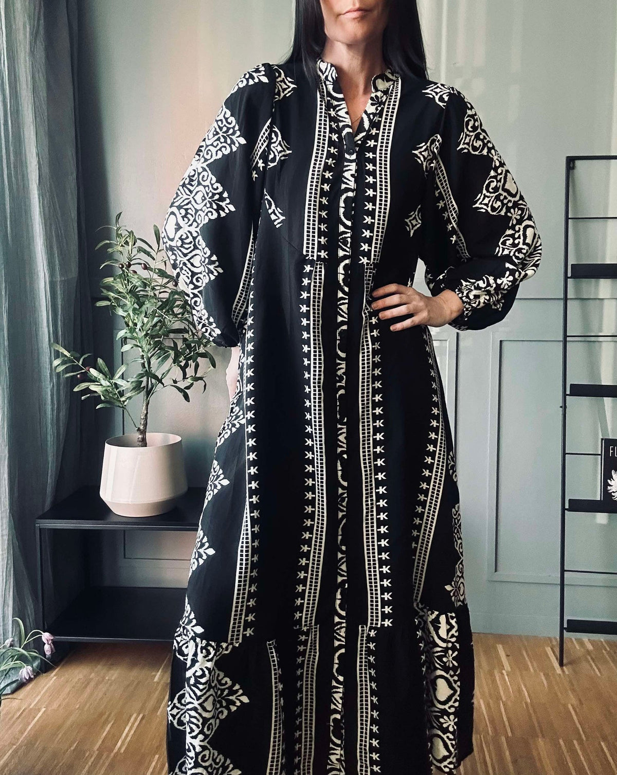 Kleed Black - Boheme cotton