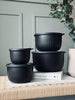 Opbergbakjes Black – Set van 4 st.