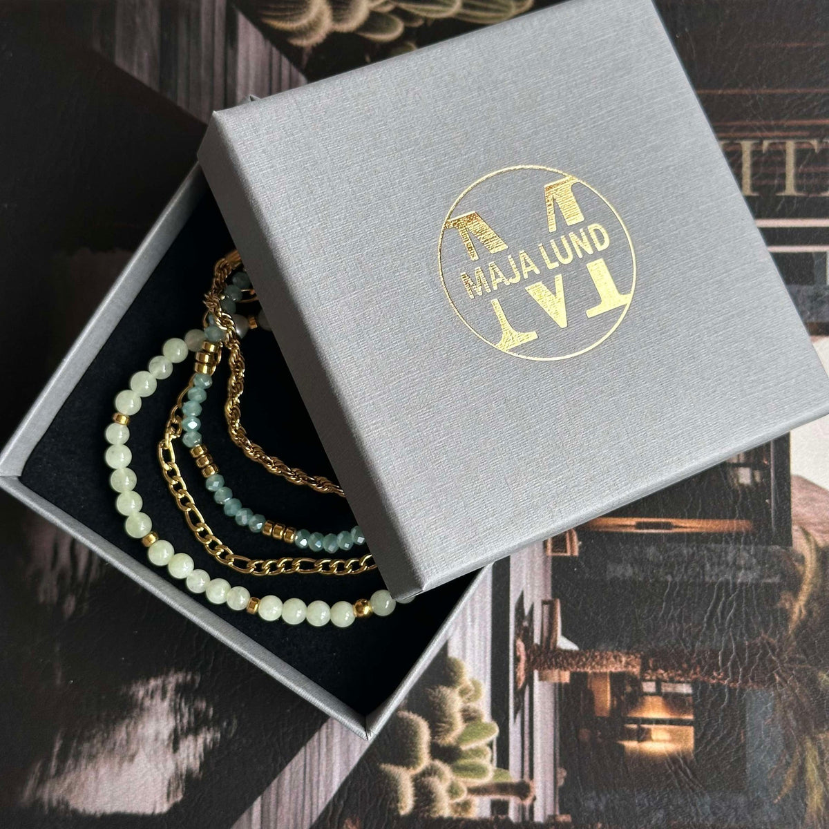 Armband Erika Jade - Set met 4 armbanden