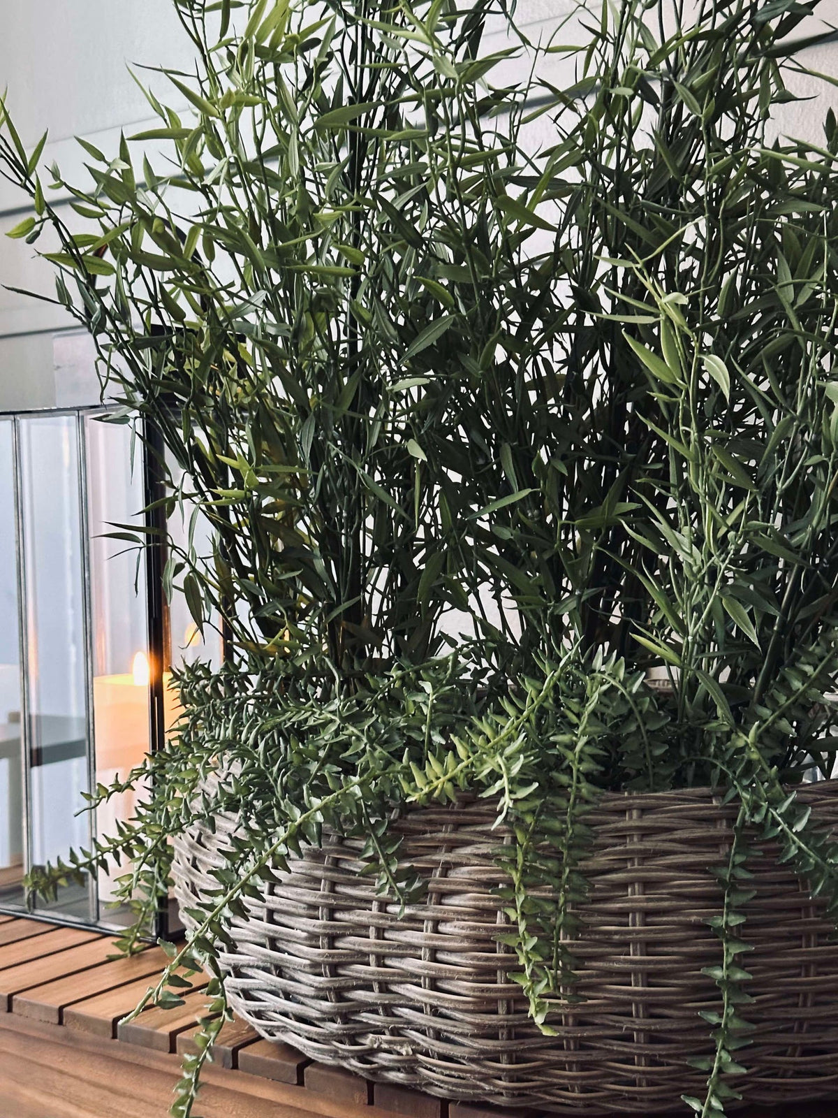 Mandenset rattan -  naturel 2 st.