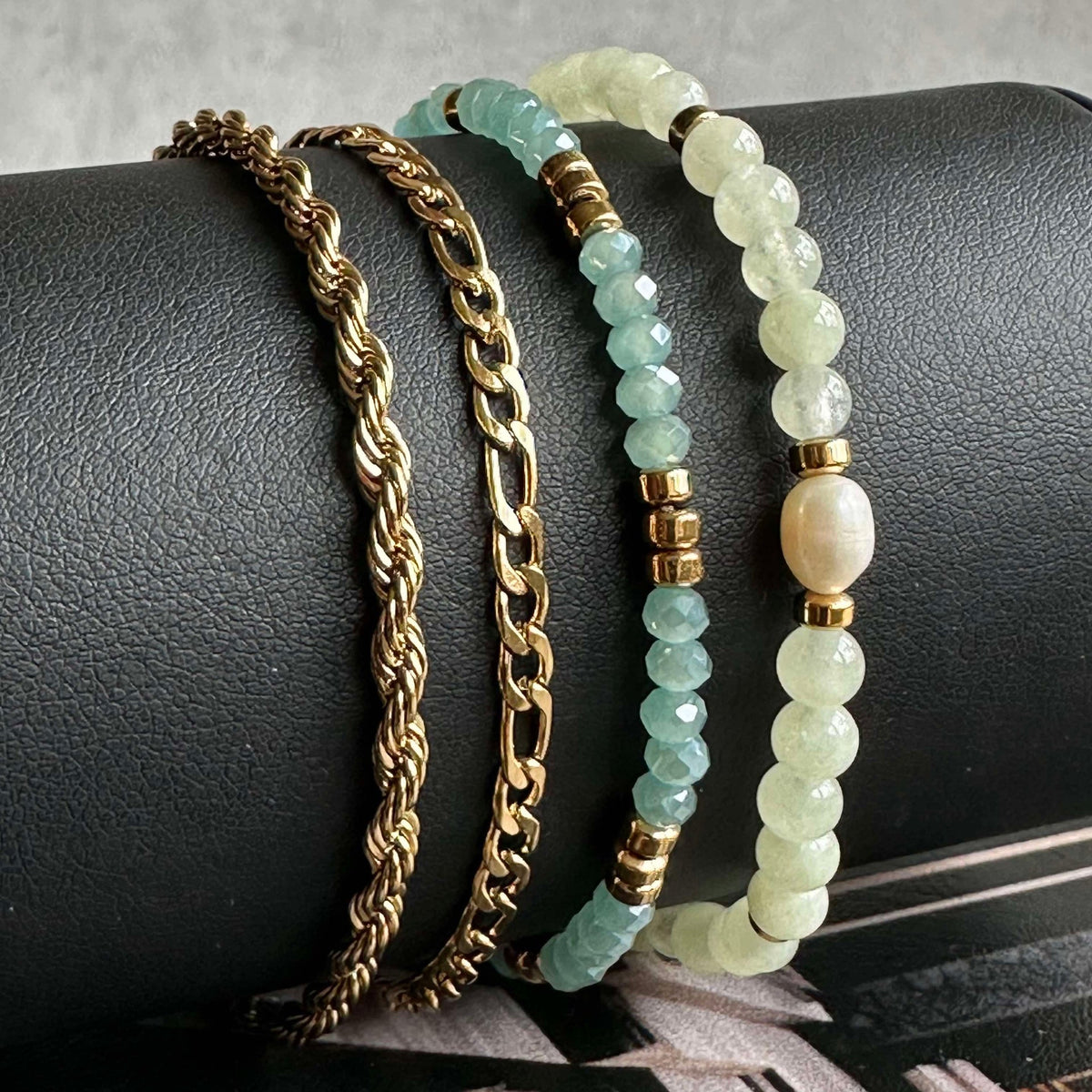 Armband Erika Jade - Set met 4 armbanden
