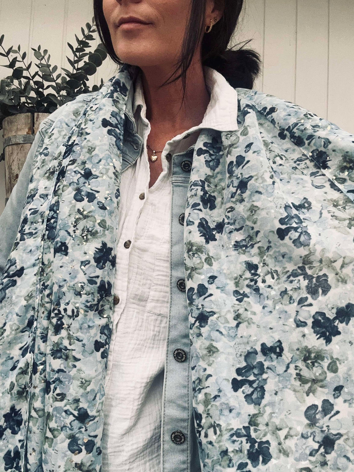 Sjaal Nelly Blue
