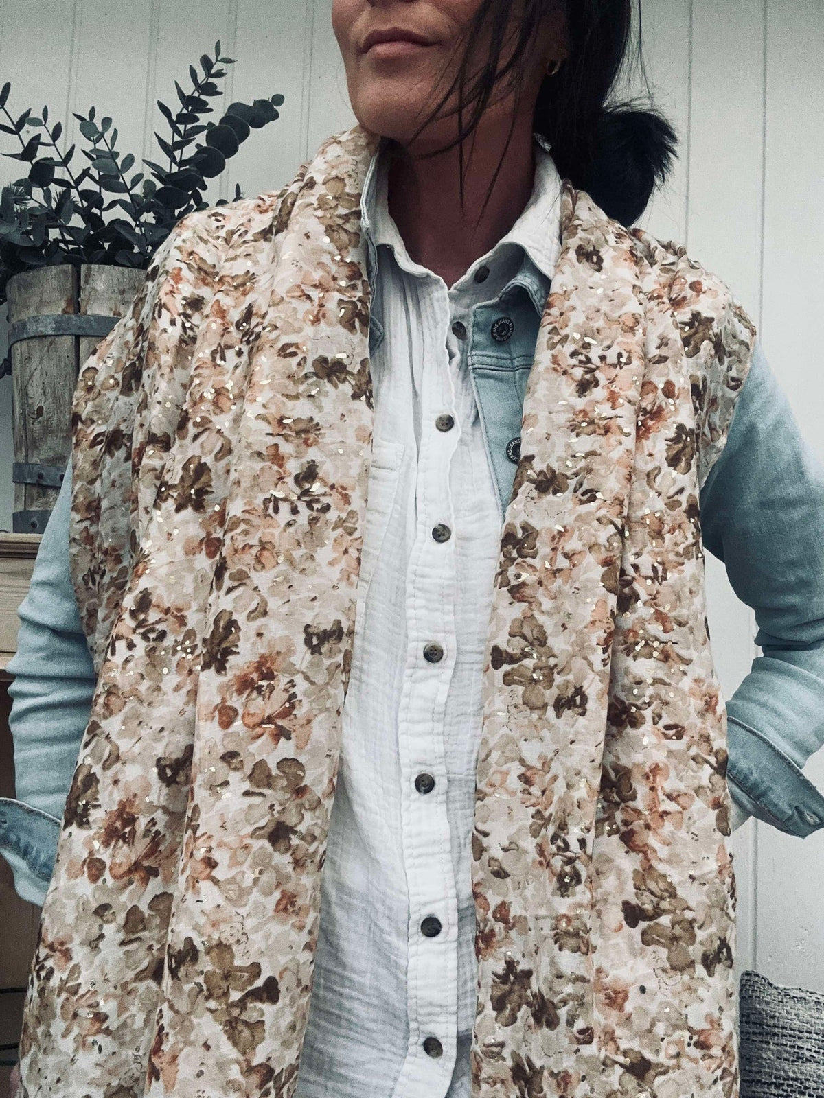Sjaal Nelly Beige