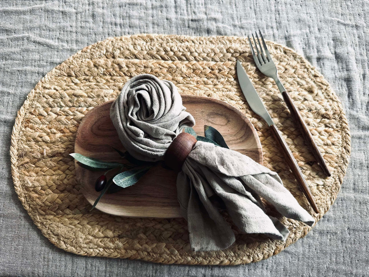 Placemat van Jute - Ovaal