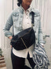 Bumbag JOMA vlecht en studs - Black