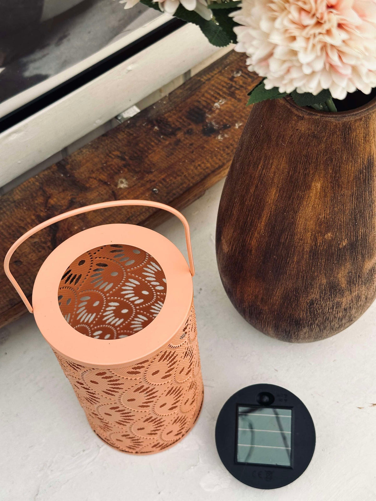 Lantaarn DELI m. Zonnepanelen – Coral