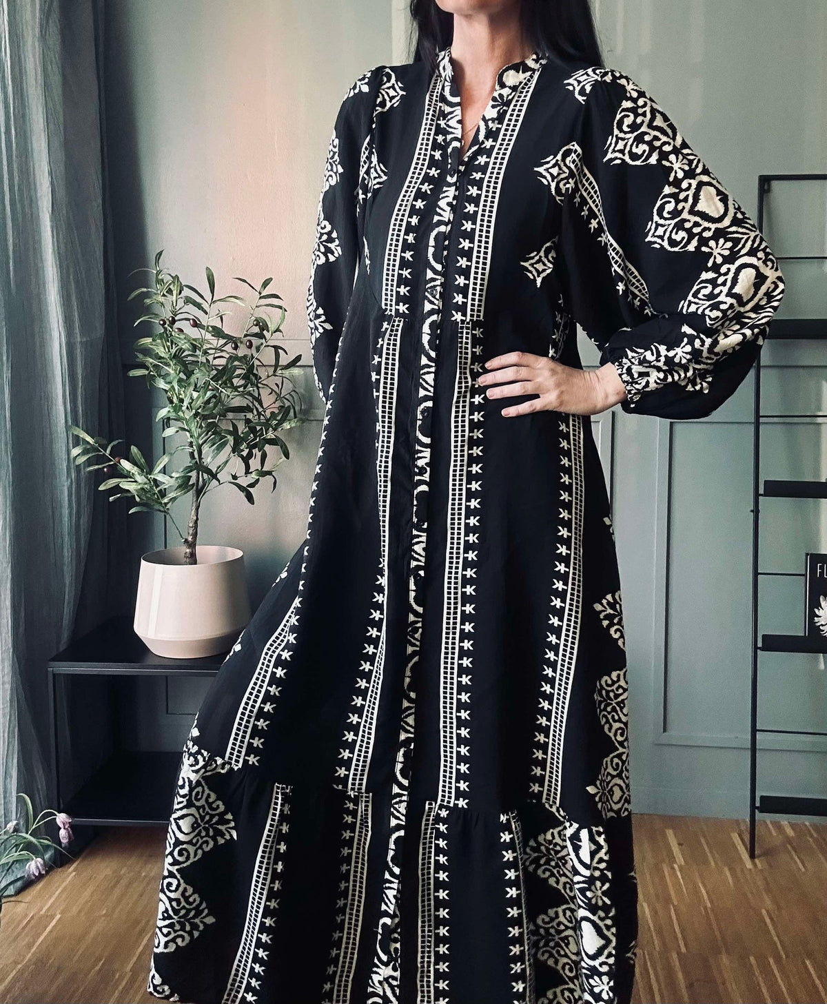 Kleed Black - Boheme cotton