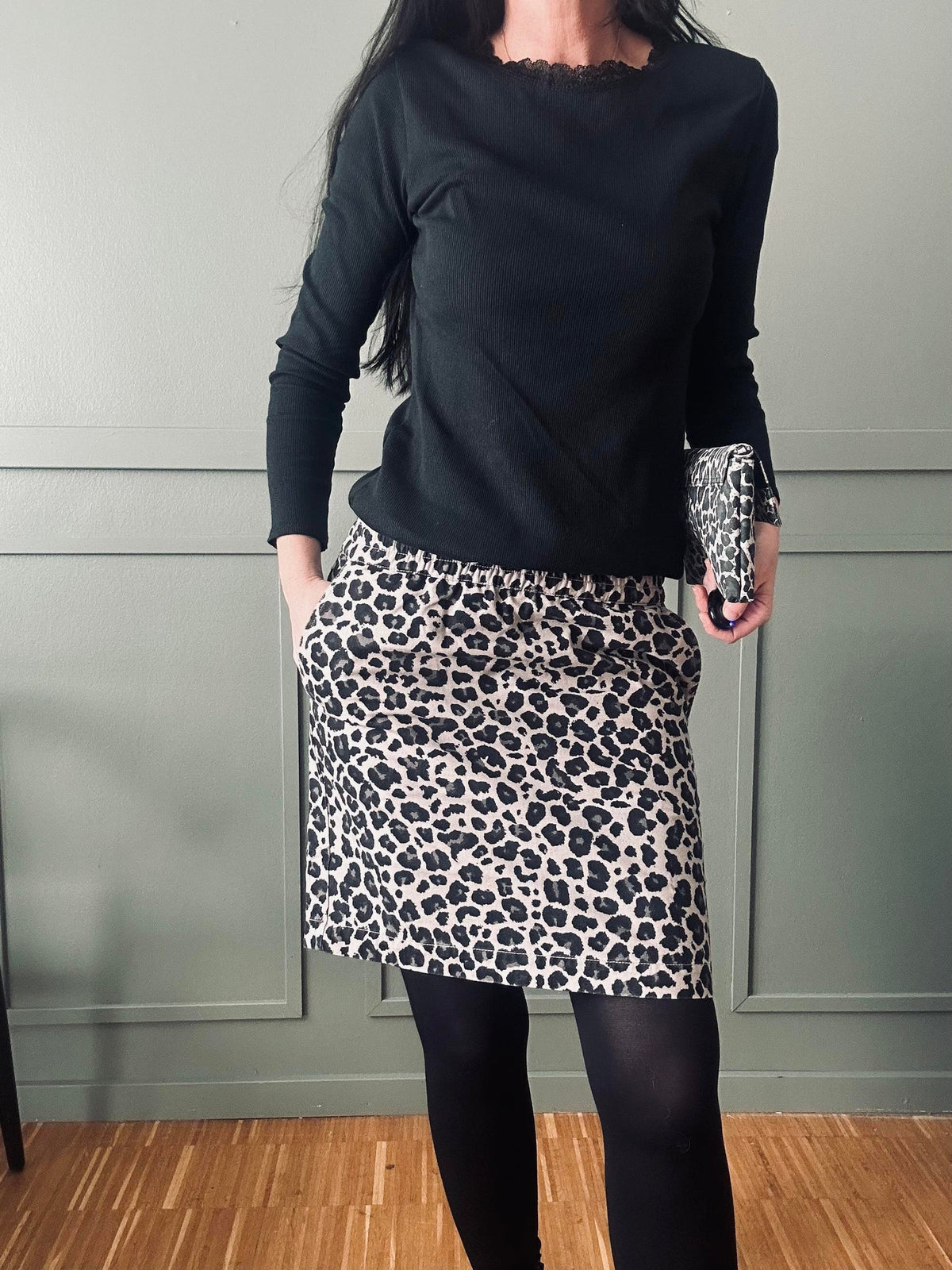 Rok Jane Leopard Grey
