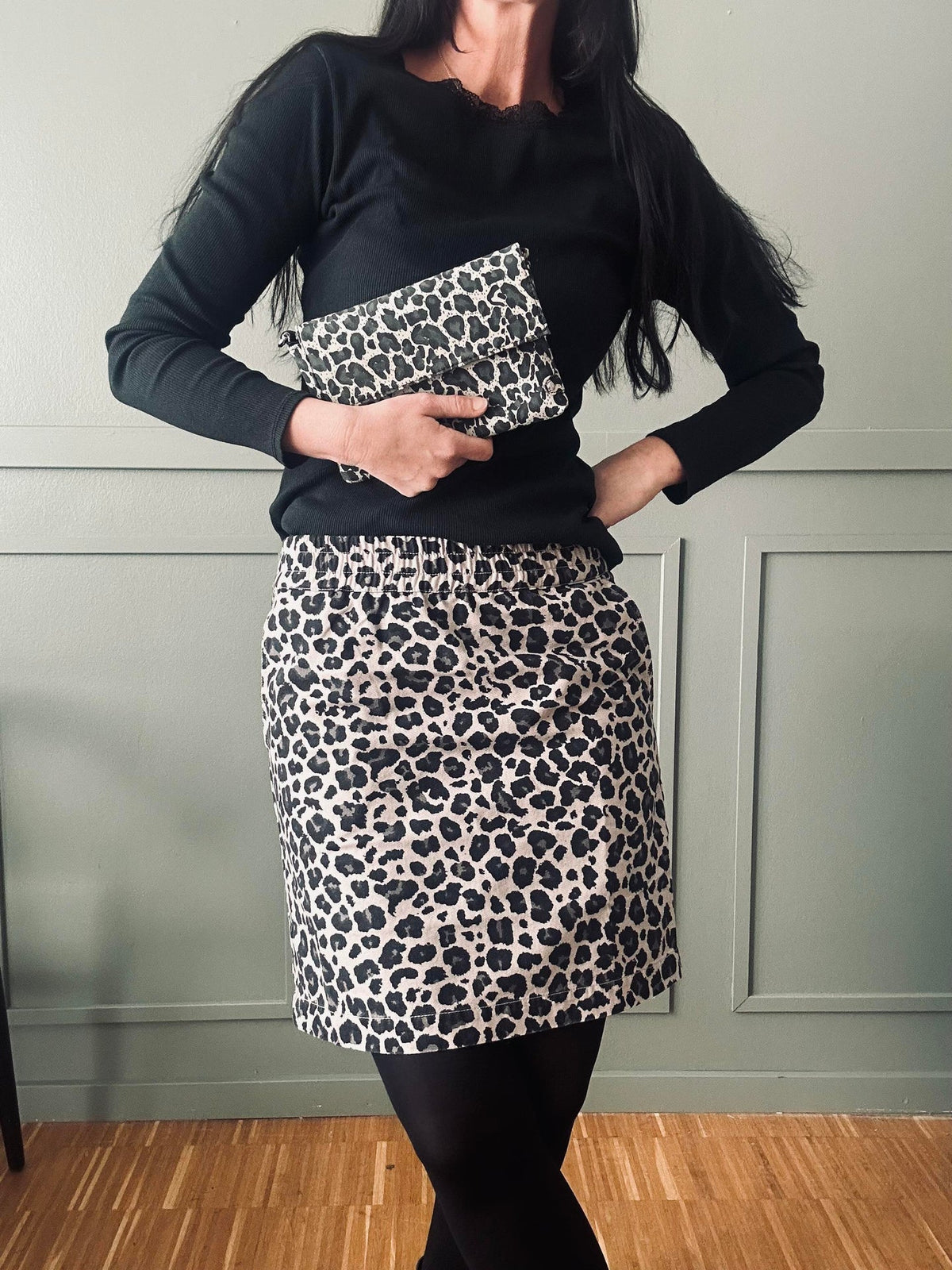 Rok Jane Leopard Grey