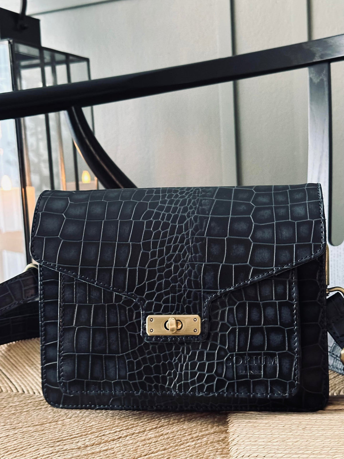 Crossbody boxbag - Blauw