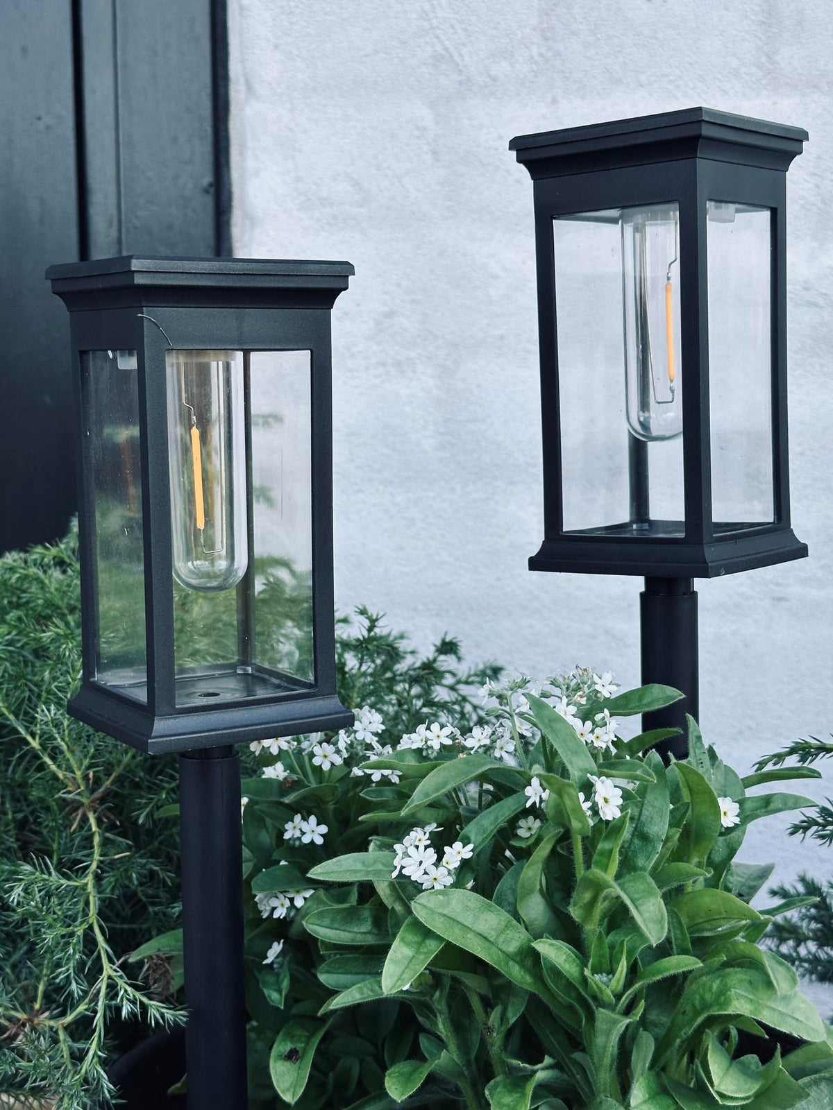 Tuinslamp MIRA op zonne-energie – set van 2 stuks